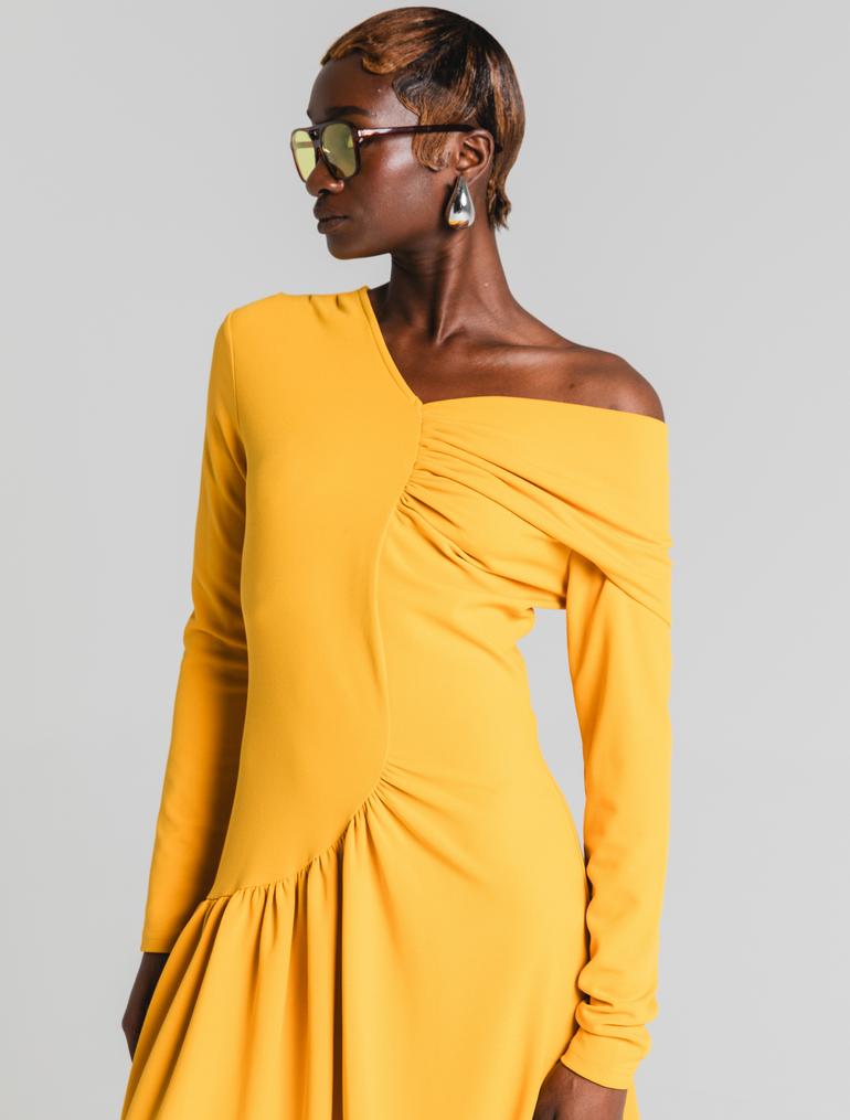 Mustard yellow sundress shop